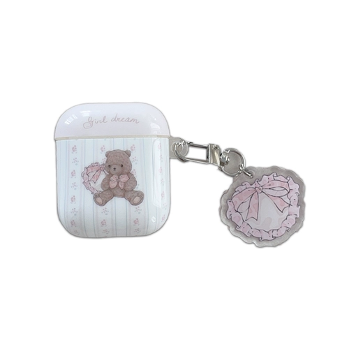 Apple, оригинальные наушники, милый защитный чехол, защитная подушка, с медвежатами