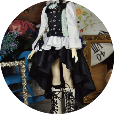 taobao agent [Aimerai X Code Noir] Alice Rabbitstar four -point BJD baby jacket