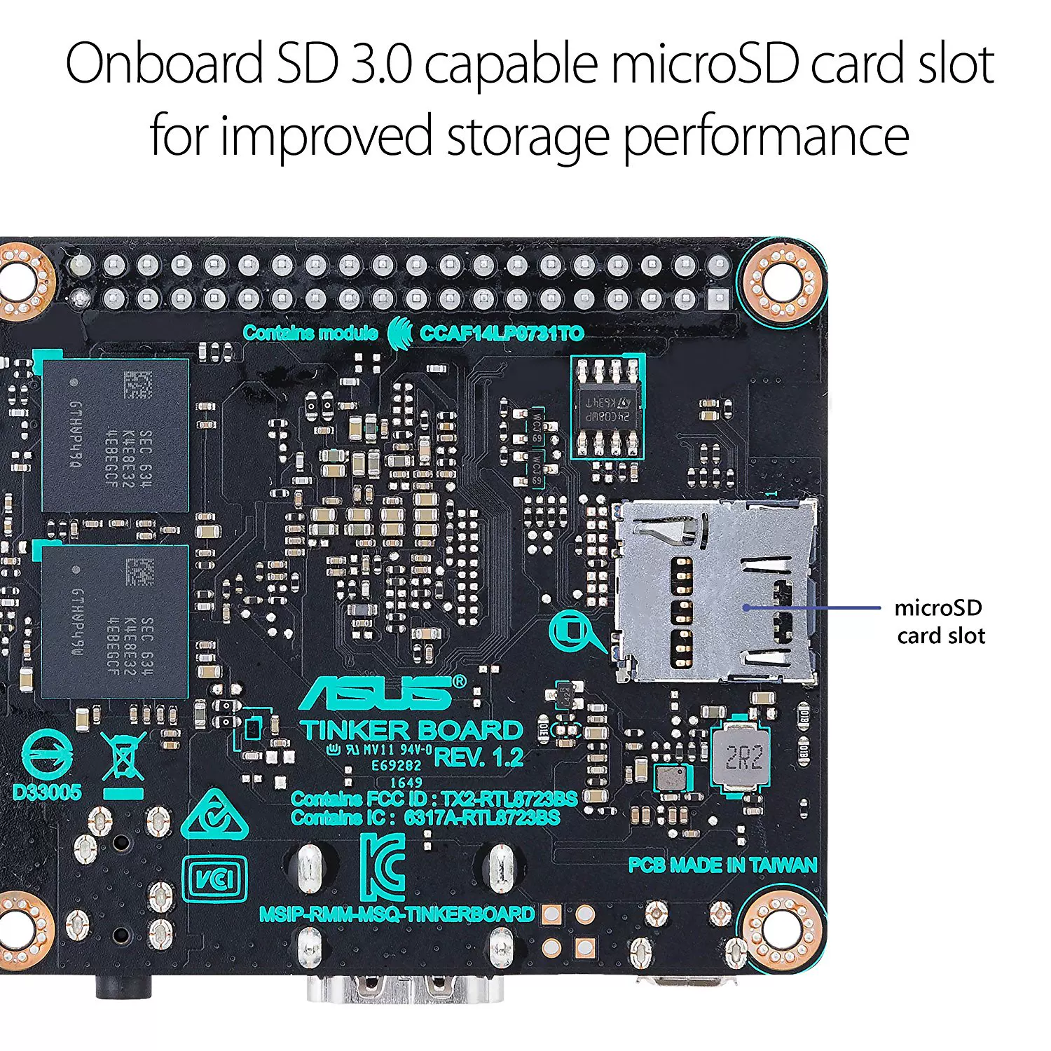 Asus новый ASUS SBC TINKER платформа станция RK328818ГГц четырехъядерный CPU MLI-T764
