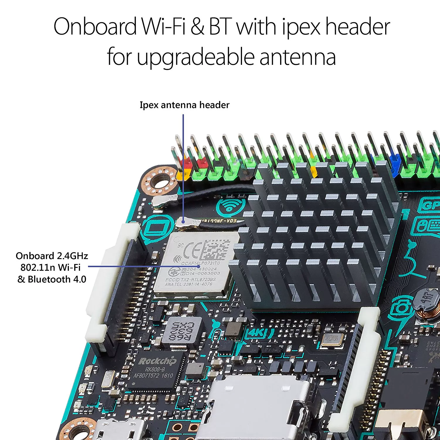 Asus новый ASUS SBC TINKER платформа станция RK328818ГГц четырехъядерный CPU MLI-T764