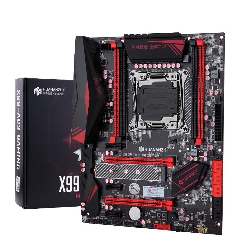 Новый Huananzhi/Южнокитайское золото Скорость X99-AD3, поддержка DDR3, 4 канала