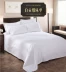 Khách sạn sao khách sạn bộ đồ giường bán buôn 60 tấm trắng khách sạn satin jacquard trải giường trải giường