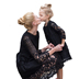 Váy ren Mẹ-con thời trang Âu Mỹ 2020, Váy ren công chúa 1 mảnh mẹ con Trang phục dành cho cha mẹ và con