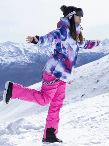 Лыжный лыжный костюм, комплект, комбинезон для взрослых, водонепроницаемые штаны, лыжное утепленное снаряжение