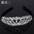 Người lớn trẻ em pha lê vương miện nhung quanh co cô gái công chúa vương miện hiệu suất headband phụ kiện tóc thẻ băng đô nam Phụ kiện tóc