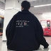 Nhật bản thanh niên thêu đơn giản denim lỏng áo khoác 2018 mùa xuân đàn ông mới của ve áo triều thương hiệu dụng cụ áo khoác vest nam Áo khoác