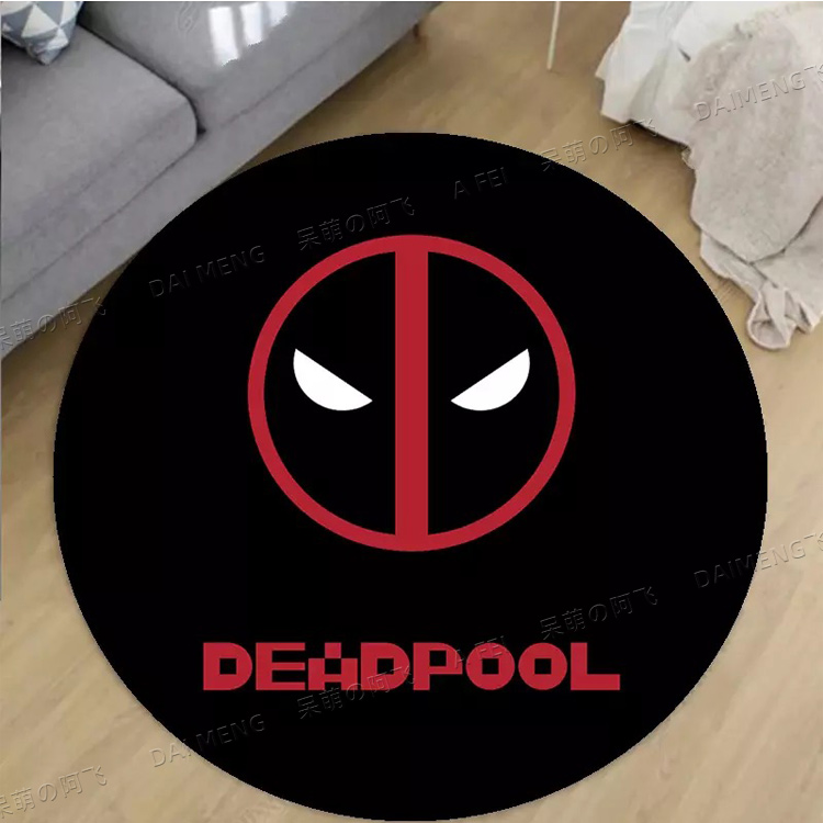 Chaohuo Shop 13originality Chaopai circular lovely Cartoon carpet a living room tea table hanging basket Computer chair room bedroom Earth mat customized