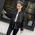 Da của phụ nữ áo khoác ngắn 2018 mới của Hàn Quốc phiên bản của lỏng bf là mỏng pu leather jacket ladies áo khoác da phụ nữ