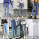 Nhà máy trực tiếp bán buôn gian hàng cung cấp mùa thu và mùa hè phụ nữ Hàn Quốc của denim quần bút chì quần nữ jeans thời trang công sở nữ cao cấp Quần jean