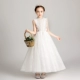Cô gái công chúa váy áo sợi mịn sinh nhật chủ nhà nhỏ hoa cô gái đám cưới piano biểu diễn quần áo mùa hè - Váy trẻ em