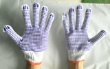 Нескользящие износостойкие хлопковые перчатки