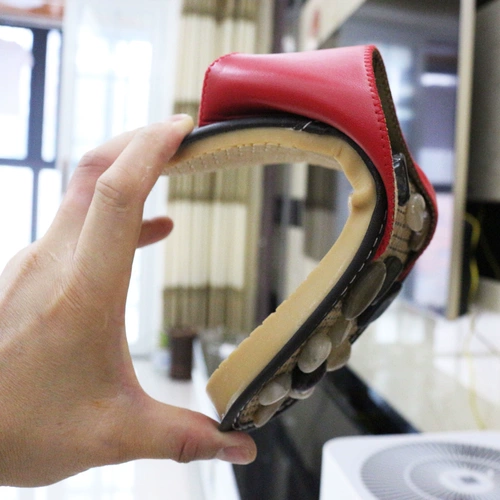 Натуральный лечебный массажер подходит для мужчин и женщин, нескользящие тапочки, для влюбленных