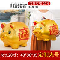 (Кредит или снятый) двадцать дюйма золотой свиньи