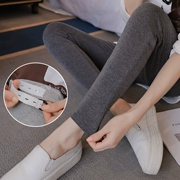 Áo mới 2018 cho bà bầu XL quần legging cotton mặc chất béo mm mỏng nâng bụng quần 200 kg