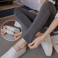 Áo mới 2018 cho bà bầu XL quần legging cotton mặc chất béo mm mỏng nâng bụng quần 200 kg quần bầu trắng