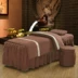 Hàn Quốc bông màu sắc rắn vẻ đẹp giường bìa bốn bộ bông thẩm mỹ viện chuyên dụng spa massage giường tùy chỉnh