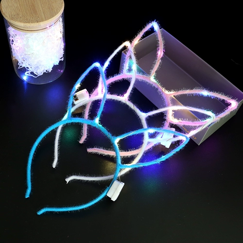 Детский аксессуар для волос, мигающий ободок с подсветкой, игрушка, новая коллекция