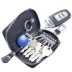 Túi chìa khóa xe nam da dây kéo của nam giới túi chìa khóa da đa chức năng eo khóa túi chìa khóa sáng tạo gói thẻ nữ ví đựng chìa khóa nam Trường hợp chính