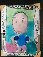 Имя ожерелье 儿童饰品个性定制925银18k黄金pt950铂宝贝小孩涂鸦画作首饰设计