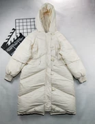N3 dài trùm đầu xuống áo khoác nữ mùa đông phiên bản mới của Hàn Quốc với áo khoác cotton dày ấm áp - Bông