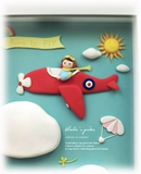 Детский отпечаток рук ручной работы для новорожденных, чернильная подушечка, отпечатки рук и ног, самолет для путешествий, делается под заказ