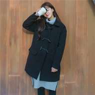 New sừng khóa áo len nữ mùa đông phần dài thời trang Hàn Quốc lỏng mỏng áo khoác nữ B134 áo khoác nữ
