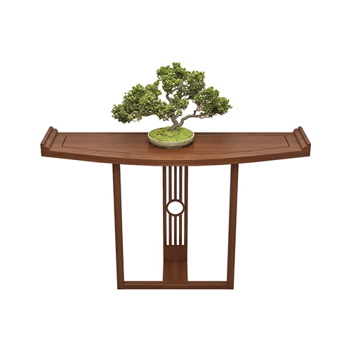 Новый китайский стайл полу циркулярного стола крыльца Узкий твердый древесина, наклоняясь на стенную дуговую крыльцу, дом, виды древних корпусов