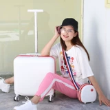 Милый брендовый чемодан, универсальная коробка для путешествий, 18 дюймов, популярно в интернете, 24 дюймов