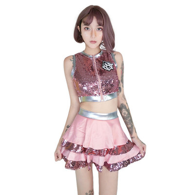 新款团队舞服夜店DJ女歌手酒吧ds演出服啦啦队亮片爵士领舞表演服-淘宝网 新款团队舞服夜店DJ女歌手酒吧ds演出服啦啦队亮片爵士领舞表演服-淘宝网