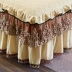 Châu Âu đơn mảnh pha lê cashmere chăn bông váy công chúa gió ren dày 1,8m san hô lông cừu bìa giường - Váy Petti Váy Petti