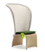 Sáng tạo ghế mây trắng thiết kế giải trí kỹ thuật tùy chỉnh cây nho cao trở lại ghế sofa cá tính thanh mô hình phòng đồ nội thất - Bàn ghế ngoài trời / sân