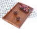 Tùy chỉnh 
            kiểu Nhật Bản khay gỗ hình chữ nhật khay trà cốc nước khay hộ gia đình đĩa gỗ đĩa ăn tối đĩa phục vụ có tay cầm retro