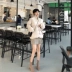 Quần áo cotton nữ thu đông 2018 phiên bản mới của Hàn Quốc hoang dã tự thắt đai thắt lưng eo dài tay áo khoác ấm áp áo phao tommy hilfiger nữ Bông