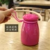 Phiên bản tiếng Hàn của cốc nấm nhiều màu sáng tạo cốc lớn bụng cách nhiệt miệng rộng cốc nước nhỏ cầm tay du lịch cầm tay cốc di động - Tách bình đựng nước uống Tách