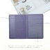 Scrub Solid Color Passport Case Ticket Passport Protection Storage Bag Clip Simple Document Directory