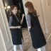 2018 mùa xuân vest của phụ nữ phần dài thời trang bên ngoài Slim mỏng Hàn Quốc phù hợp với vest vest của phụ nữ phần dài Áo vest
