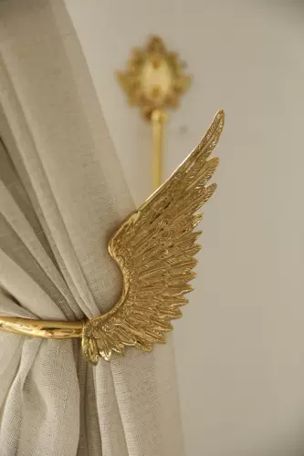 Крылья ангела, латунная металлическая ткань, дизайнерское украшение, в американском стиле