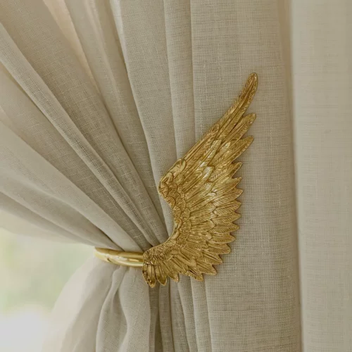 Крылья ангела, латунная металлическая ткань, дизайнерское украшение, в американском стиле