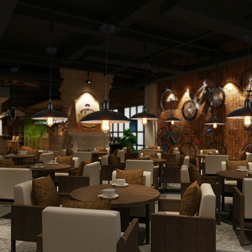 Склад промышленного ретро -лофта Iront Restaurant Office Office Office Claakat Creative Chand