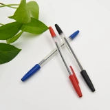 Бесплатная доставка 50 раунда ручка черно -голубое красное учитель.