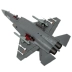 1:48 歼 31 máy bay chiến đấu mô hình đồ chơi hợp kim J-31 đồ chơi mô phỏng máy bay đại bàng ô tô đồ chơi trẻ em Chế độ tĩnh