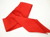 Красный шарф начальной и средней школы ученики Yiraja Zipper Chotcon Дети бесплатно узел красный шарф бесплатная доставка