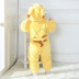 Quần áo trẻ em mùa thu dài tay Quần áo trẻ em Pikachu quần áo trẻ em 0-1-2 tuổi Quần áo nam nữ leo núi set bodysuit bé trai Áo liền quần