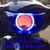Yamaha mới Gefu fugue lưới i sửa đổi xe máy xenon đèn đôi ống kính thiên thần lắp ráp đèn pha - Đèn HID xe máy đèn pha tròn xe máy Đèn HID xe máy