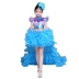 Đầm trẻ em váy dạ hội cô gái catwalk show công chúa váy chủ nhà sequin trang phục váy fluffy