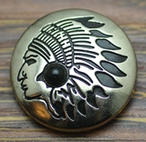 Бирюзовая серебряная инкрустация камня, бумажник, 30mm