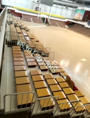 Кресла для кинотеатров 看台座椅，伸缩看台，电动伸缩看台，篮球馆看台座椅 40a1f3e3-5