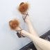 Dép 2018 mới nữ sinh viên mùa hè chéo dây nịt khóa giày của phụ nữ thời trang dày với giày lông Rome giày Sandal
