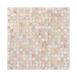 Японская современная и минималистичная стеклянная белая свежая мозаика