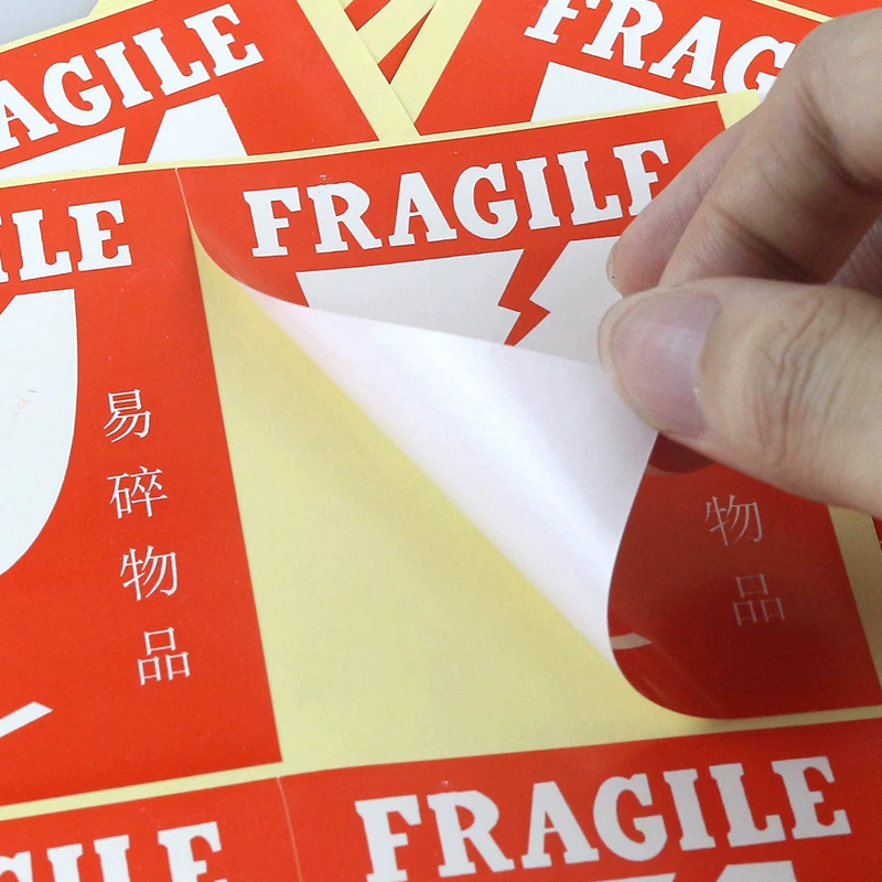 Delivery Fragment Patch Tag Paper 65*90mm Fragmentary items Carefully Put 60/Packs/Package